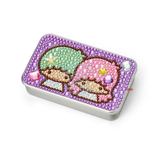 SANRIO ORIGINAL LITTLE TWIN STARS SLIDING TIN BOX