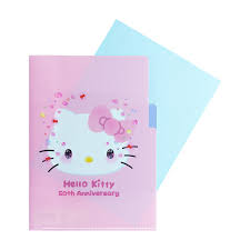 SANRIO ORIGINAL HELLO KITTY A5 FILE 50TH ANNIVERSARY 2023