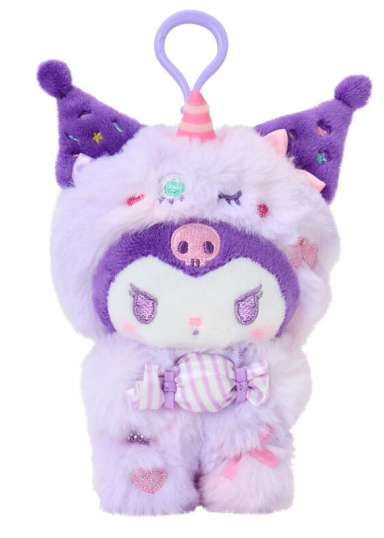 SANRIO ORIINAL KUROMI COLORFUL POP MONSTER MASCOT HOLDER