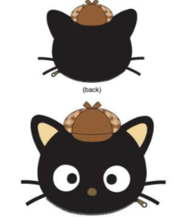 SANRIO CHOCOCAT DETECTIVE FLAT PLUSH POCKET
