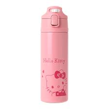 SANRIO HELLO KITTY ST THERMOS WATER BOTTLE WITH SLEEVE AND STRAP