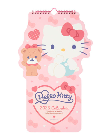SANRIO ORIGINAL HELLO KITTY DIE-CUT CALENDAR 2026