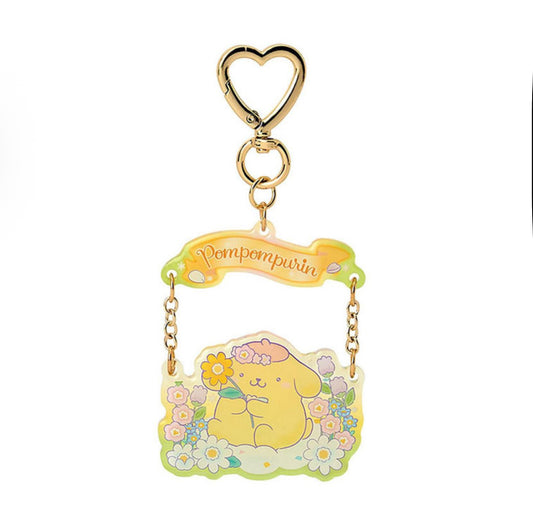 SANRIO POMPOMPURIN ACRYLIC KEYCHAIN (EVERYONE IS A STAR)