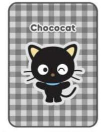 SANRIO CHOCOCAT BLANKET GINGHAM INTERIOR