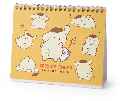 SANRIO JAPAN ORIGINAL POMPOMPURIN 2025 TABLE RING CALENDAR