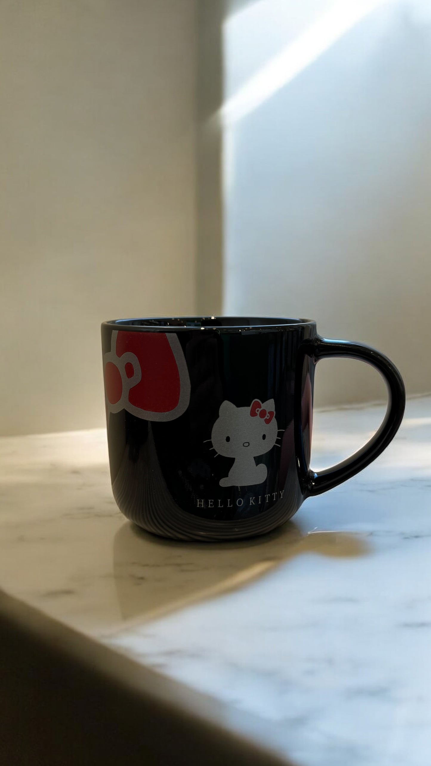 SANRIO ORIGINAL HELLO KITTY BLACK MUG CUP
