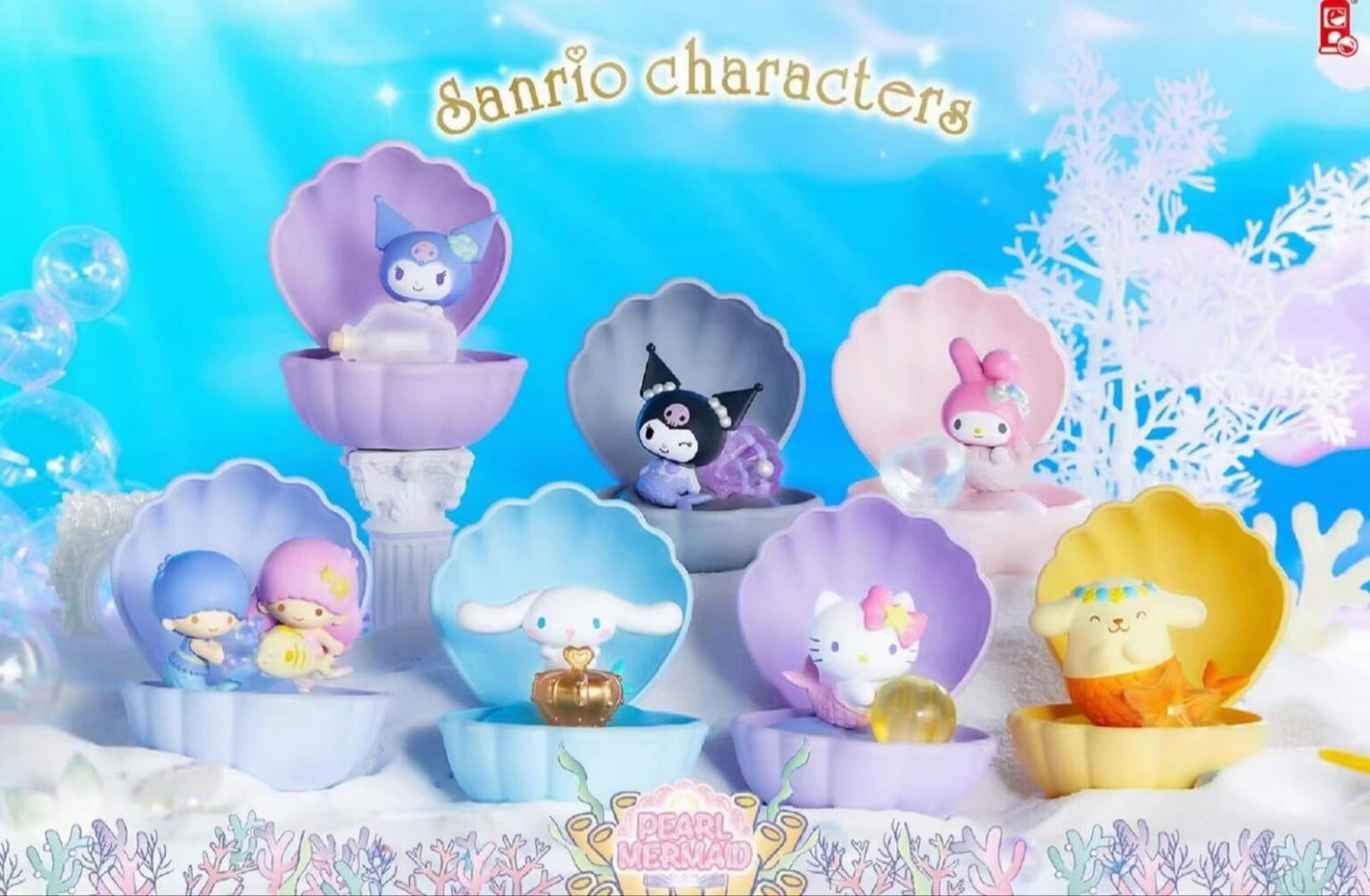 SANRIO CHARACTERS PEARL MERMAID NIGHT LIGHT BLIND BOX