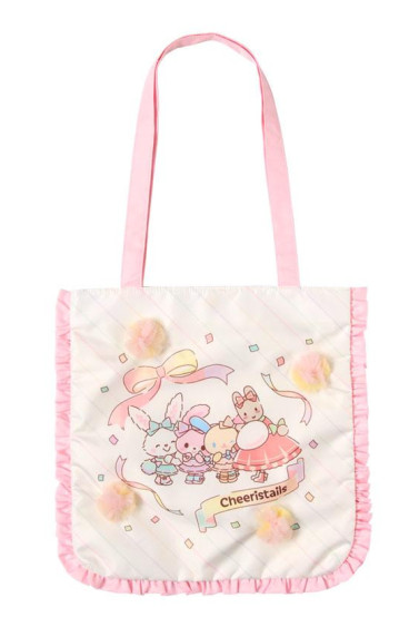 SANRIO ORIGINAL CHARACTERS CHEERING EVERYONE ON TOTE BAG
