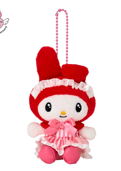SANRIO ORIGINAL MY MELODY 50TH ANNIVERSARY MASCOT HOLDER- LADY SERVER