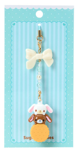 SANRIO ORIGINAL SUGARBUNNIES BISCUIT BEAD STRAP WITH MASCOT