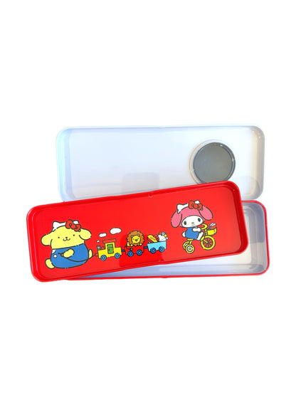 SANRIO 50TH CHARACTERS TIN PENCIL BOX