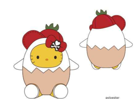 SANRIO HELLO KITTY EGG CHICK AUTUMN MARKET TOKIDOKI BEAN DOLL