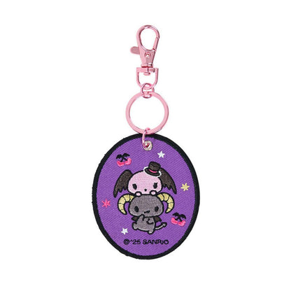 SANRIO LLOROMANNIC EMBROIDERED PATCH KEYCHAIN