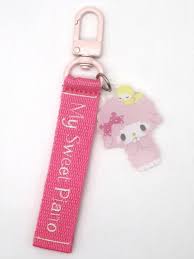 SANRIO JAPAN ORIGINAL MY SWEET PIANO LOGO KEYCHAIN