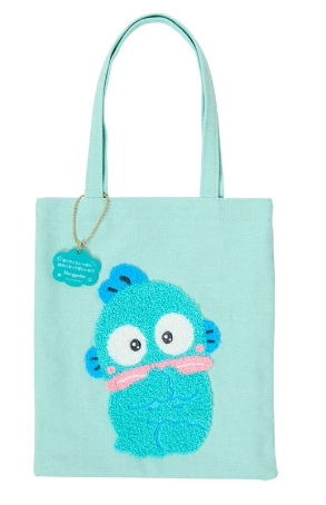 SANRIO ORIGINAL HANGYODON CHARACTER GRAND PRIX 3RD EDITION EMBROIDERY I WANT YOU TO LOVE IT A LOT MINI TOTE BAG