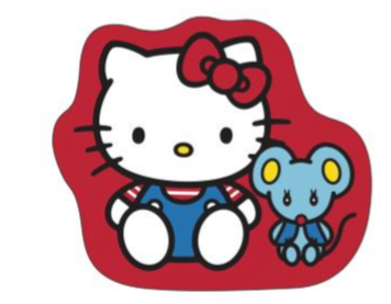 SANRIO HELLO KITTY DIECUT RUG INTERIOR