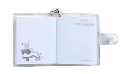 SANRIO ORIGINAL MARRON CREAM MINI BOOK KEYCHAIN RETRO