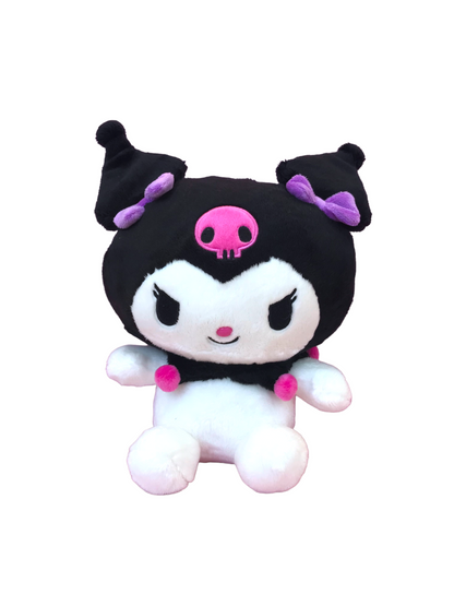 SANRIO ORIGINAL  KUROMI SOFT TOUCH 8" PLUSH KU