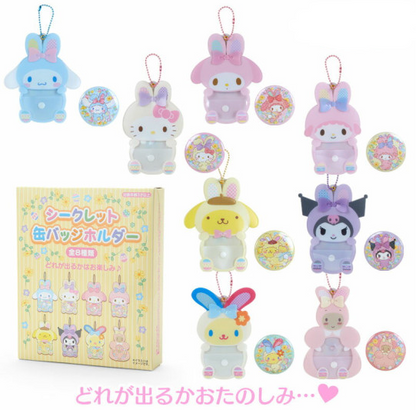 SANRIO JAPAN ORIGINAL CHARACTERS BADGE HOLDER EASTER RABBIT BLIND BOX