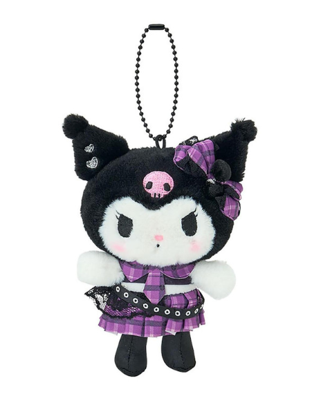 SANRIO ORIGINAL KUROMI MASCOT HOLDER SWEET ROCK 'N'CHECK GINGHAM