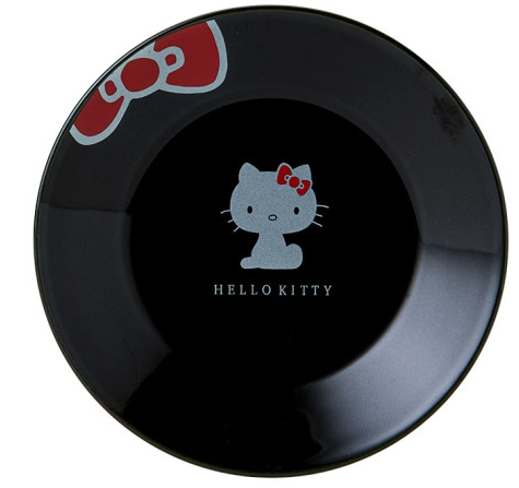 SANRIO ORIGINAL HELLO KITTY BLACK PLATE