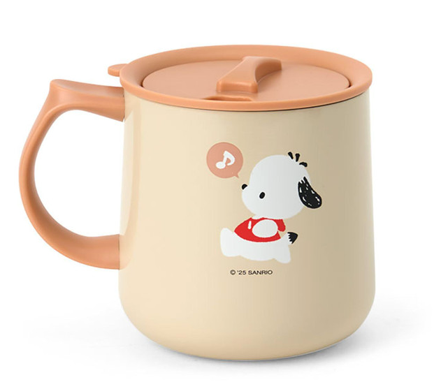 SANRIO ORIGINAL POCHACCO STAINLESS STEEL MUG WITH LID