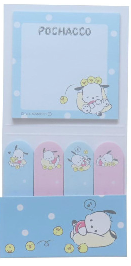 SANRIO ORIGINAL POCHACCO INDEX STICKY NOTES NAP