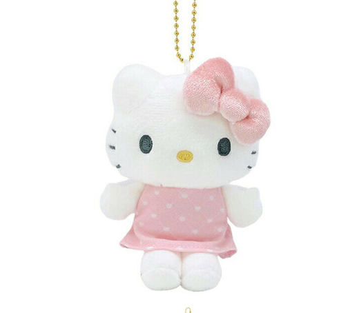 SANRIO ORIGINAL HELLO KITTY MASCOT CHARM / PLUSH ANGEL PINK 2025