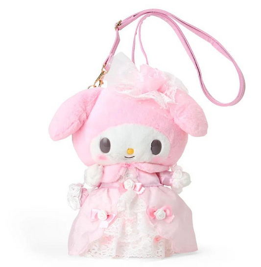 SANRIO ORIGINAL MY MELODY PLUSH CROSSBODY BAG LADY