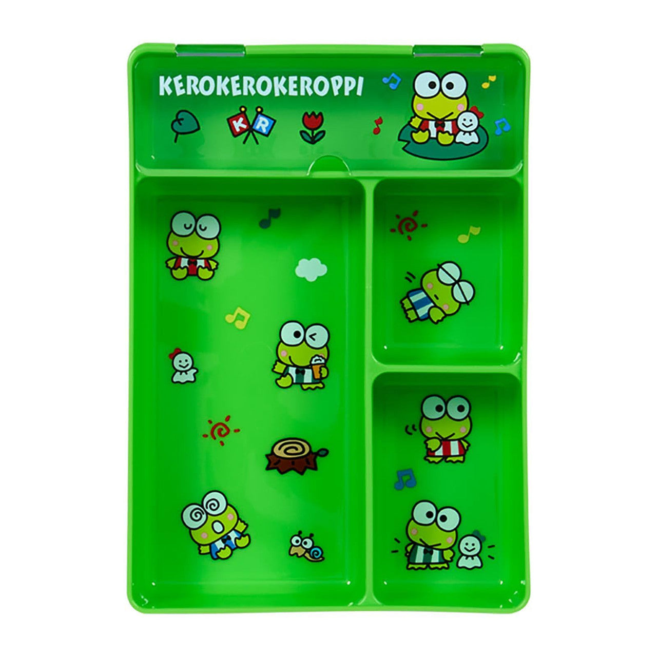 SANRIO ORIGINAL KEROPPI TRAY WITH LID PERSONAL ACCESSORIES FOREVER