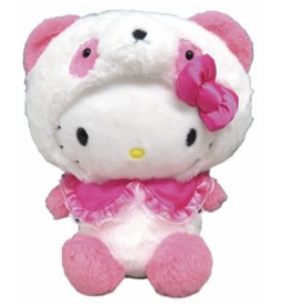 SANRIO HELLO KITTY PINK PANDA 10 INCHES