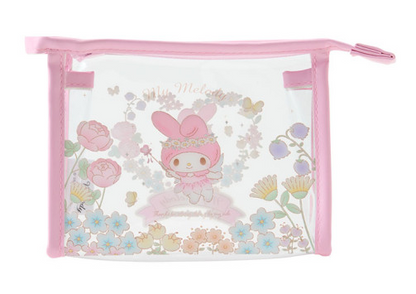 SANRIO ORIGINAL MY MELODY 50TH ANNIVERSARY CLEAR POUCH FLOWER
