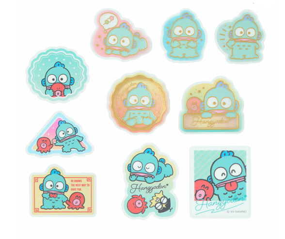 SANRIO ORIGINAL HANGYODON STICKER SET 2024