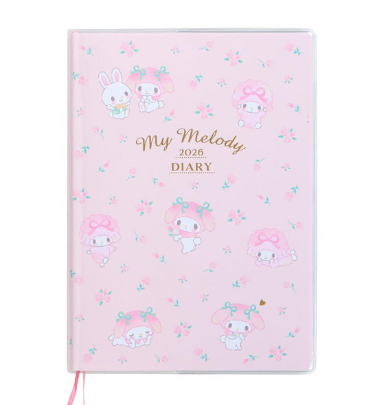 SANRIO ORIGINAL MY MELODY BLOCK TYPE B6 DIARY 2026