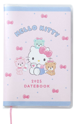 SANRIO JAPAN ORIGINAL HELLO KITTY DATEBOOK A5 2025 CALENDAR