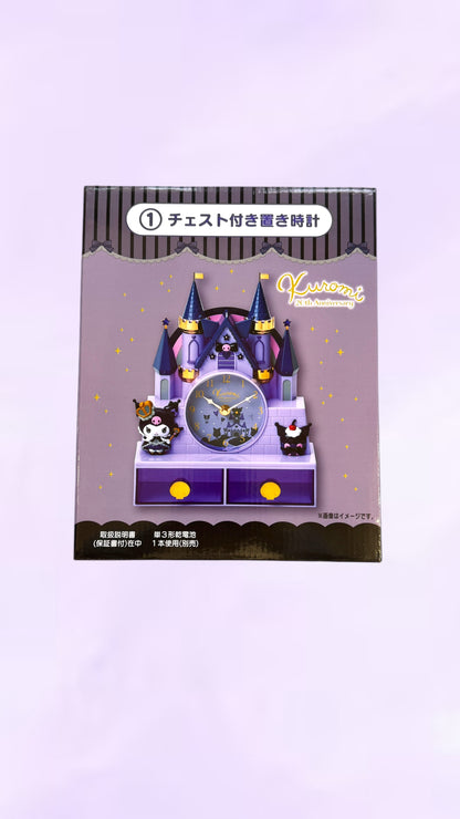 SANRIO ORIGINAL 2025 KUROMI KUJI #1 DESK CLOCK W/ ORGANIZER