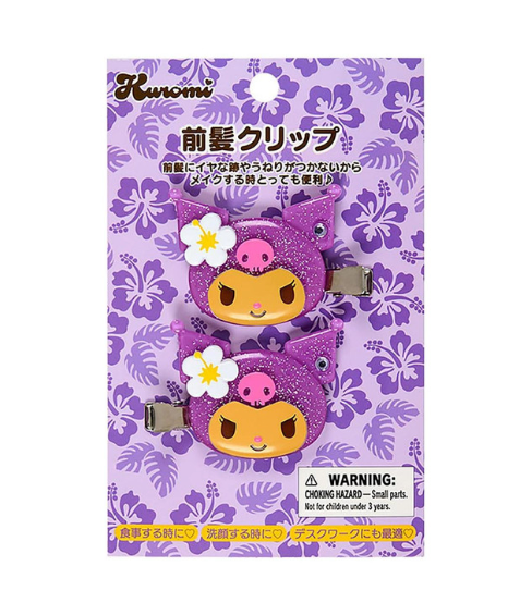 SANRIO ORIGINAL KUROMI BANGS CLIP ENDLESS SUMMER VACATION