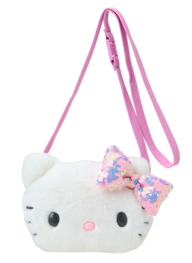 SANRIO ORIGINAL HELLO KITTY KIDS FACE-SHAPED NECK COIN CASE
