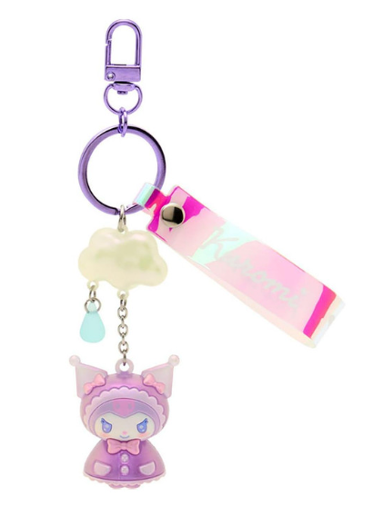 SANRIO ORIGINAL KUROMI SWEET RAIN COLLECTION KEY HOLDER