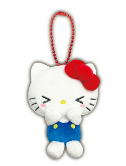 SANRIO ORIGINAL HELLO KITTY PETIT MINI MASCOT HOLDER HAPPY FACE