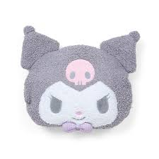 SANRIO ORIGINAL KUROMI FACE 3 WAY FOLDABLE PLUSH BLANKET