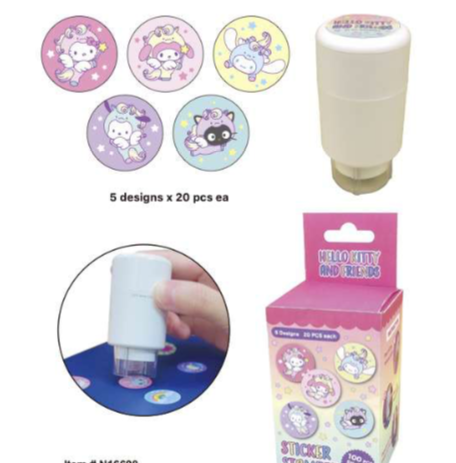 SANRIO CHARATERS STICKER STAMPER PEGASUS