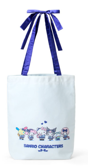 SANRIO ORIGINAL ACADEMY SPARKLING JOURNEY CHARACTERS RIBBON TOTE BAG