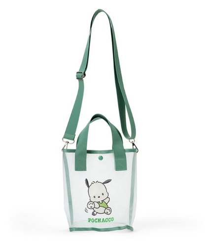 SANRIO ORIGINAL POCHACCO MESH MATERIAL 2 WAY TOTE BAG