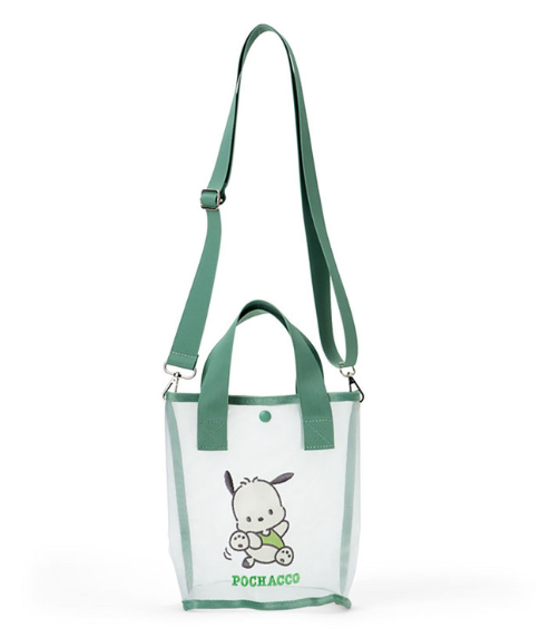 SANRIO ORIGINAL POCHACCO MESH MATERIAL 2 WAY TOTE BAG