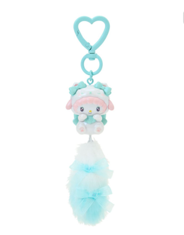 SANRIO ORIGINAL MY SWEET PIANO DANGLING TAIL MASCOT STRAP MILKY KITTEN