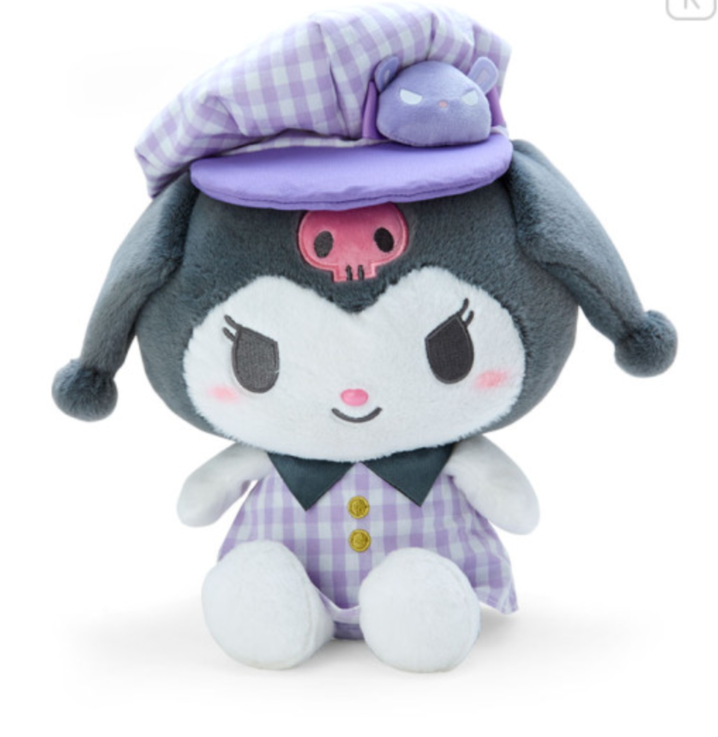 KUROMI GINGHAM CAP PLUSH M