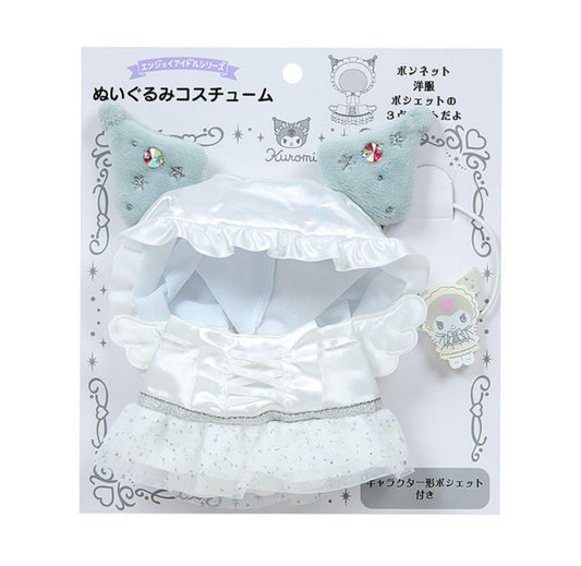 SANRIO ORIGINAL KUROMI PLUSH COSTUME ENJOY IDOL PURE WHITE ANGEL