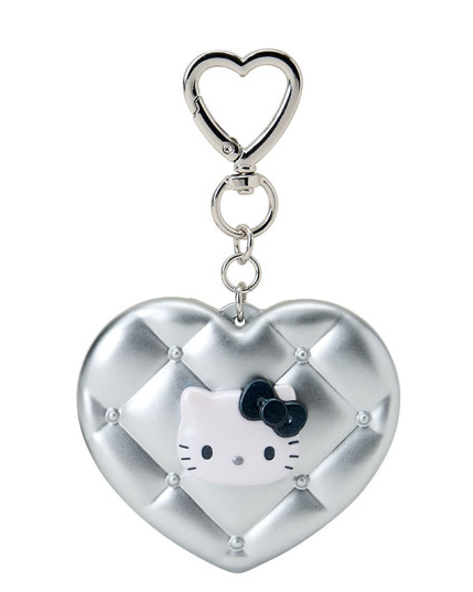 SANRIO ORIGINAL HELLO KITTY MIRROR MASCOT KEYCHAIN METALLIC