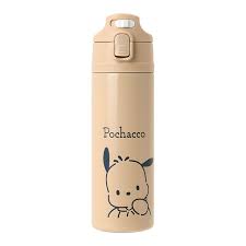 SANRIO POCHACCO ST THERMOS WATER BOTTLE WITH SLEEVE AND STRAP